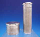 Mappin and Webb English Sterling Silver Grooming Set 2pc Bottles (#2871)