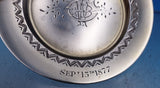 Tiffany and Co Sterling Silver Butter Pat #3397/7627 2 7/8" .7 ozt. (#8070)