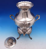 King Francis by Reed and Barton Silverplate Coffee Urn w/ Stand Lid Burner #8308