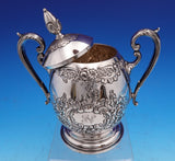 Normandie by Wallace Sterling Silver Tea Set 5pc Hand Chased (#9270) Beautiful!