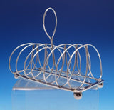 English Sterling Silver Toast Rack 5 1/2" x 6" x 4" (#7883)