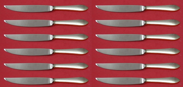 Faneuil by Tiffany & Co. Sterling Silver Steak Knife Set of 12 pc 8" Custom Made