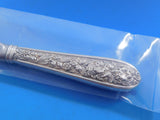 Corsage by Stieff Sterling Silver Steak Knife Set 4pc HHWS  Custom Made 8 1/2"