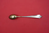 Flora by Shiebler Sterling Silver Parfait Spoon GW w/ geraniums 6 1/8"