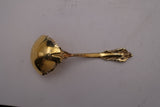 Grande Baroque Gold by Wallace Sterling Silver Gravy Ladle 6 1/2" Vermeil