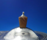 Solomon Hougham English Georgian Sterling Silver Tea Pot w/ Wood c.1796 (#5519)