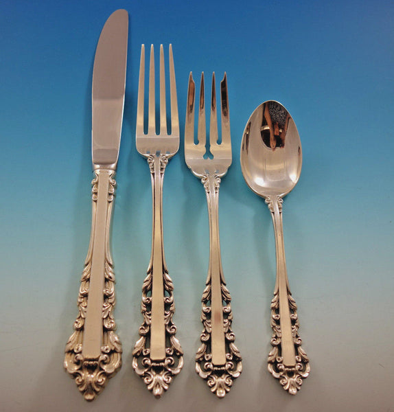 Medici by Gorham (1971) Sterling Silver Flatware Set 12 Service 52 Pieces