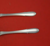 Beaded by Georg Jensen Sterling Silver Salad Serving Set 2pc FH AS Large 10 1/4"