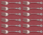 Old Colonial by Towle Sterling Silver Salad Fork Set 12 pieces 6 1/4"