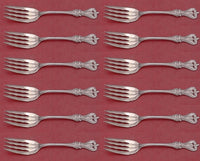 Old Colonial by Towle Sterling Silver Salad Fork Set 12 pieces 6 1/4"