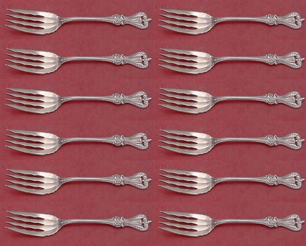 Old Colonial by Towle Sterling Silver Salad Fork Set 12 pieces 6 1/4"