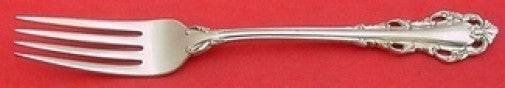Dresden Scroll by Lunt Sterling Silver Regular Fork 7 3/8" Flatware Heirloom