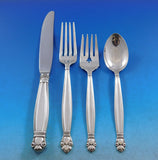 Copenhagen by Manchester Sterling Silver Flatware Set for 12 Service 84 Pieces