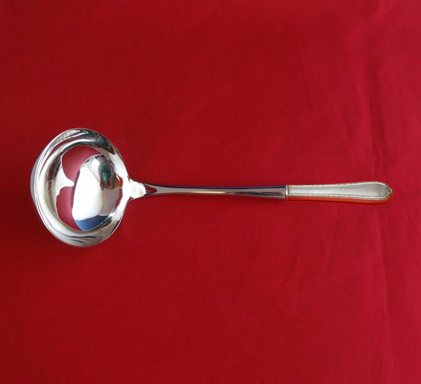 Pine Tree by International Sterling Silver Soup Ladle HHWS Custom Made 10 1/2"