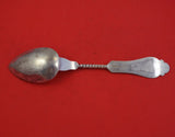 Saxon Stag by Duhme Coin Silver Dinner Spoon BC Pointed w/Twist Round End 8 1/2"