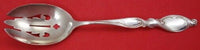 Silver Swirl by Wallace Sterling Silver Serving Spoon Pierced 8 3/8" Vintage