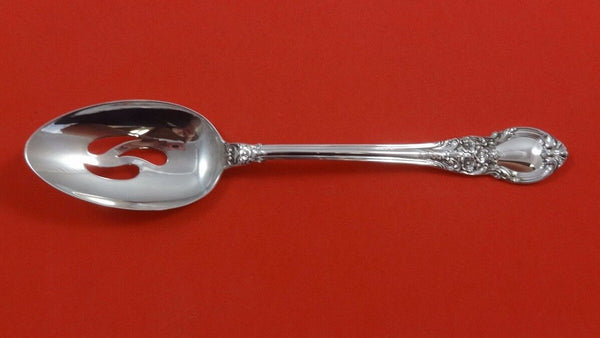 American Victorian by Lunt Sterling Silver Serving Spoon Pierced Original 8 1/4"