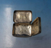 John Shaw English Georgian Sterling Silver Vinaigrette GW Pierced Flowers #5683