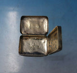 John Shaw English Georgian Sterling Silver Vinaigrette GW Pierced Flowers #5683