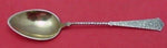 Whiting Sterling Silver Demitasse Spoon Bright-Cut GW 4 1/2"