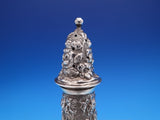 Rose by Stieff Sterling Silver Pepper Shaker #12 Repoussed 4 1/2" (#7716)