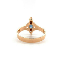 10k Yellow Gold .48ct Fine Genuine Natural Aquamarine Ring (#J5563)