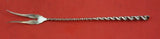 Square Twist #1 by Whiting Sterling Silver Butter Pick 2 Tine 6"