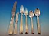 Blok by Georg Jensen Sterling Silver Flatware Set 12 Service 72 Pcs Dinner