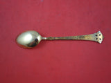 Anitra by Th. Olsens Silver Demitasse Spoon Red Enamel Vermeil 3 3/4"