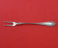 Rose by Wallace Sterling Silver Pickle Fork 2-Tine 6" Serving Silverware