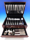 Petit Point by Towle Sterling Silver Flatware Set for 12 Service 79 Pieces