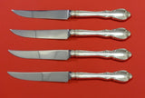 Legato by Towle Sterling Silver Steak Knife Set 4pc HHWS Custom 8 1/2" Serrated