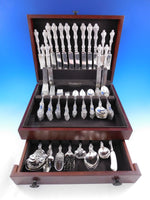 Old Orange Blossom by Alvin Sterling Silver Flatware Set 8 Service 114 pc Dinner