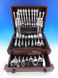 Old Orange Blossom by Alvin Sterling Silver Flatware Set 8 Service 114 pc Dinner