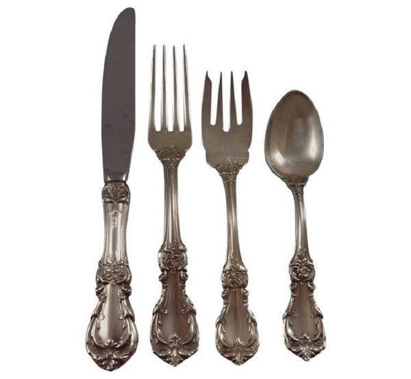 Burgundy by Reed & Barton Sterling Silver Flatware Set For 6 Service 24 Pieces