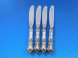 Meadow Rose by Wallace Sterling Silver Butter Spreader HH Mod Set 8 pcs 6 3/8"