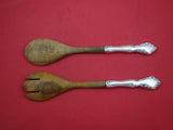 Chelsea Manor by Gorham Sterling Silver Salad Serving Set w/wood 10 3/4"