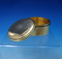 Tiffany and Co Sterling Silver Tobacco Tin Vermeil #21621-7396 4.2 ozt. (#5216)