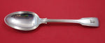 English Sterling Silver Place Soup Spoon with Dragon Monogram 7 3/8"
