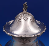 King Francis by Reed and Barton Silverplate Coffee Urn w/ Stand Lid Burner #8308