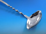 ROSE POINT BY WALLACE STERLING SILVER PUNCH LADLE TWIST 13 3/4" HHWS CUSTOM MADE