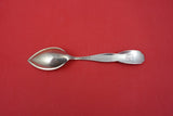 Flora by Shiebler Sterling Grapefruit Spoon w/ pink carnation 5 3/4"