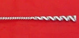 Square Twist #5 by Whiting Sterling Silver Preserve Spoon 7 7/8" Serving