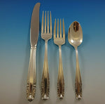 Stradivari by Wallace Sterling Silver Flatware Set For 12 Service 55 Pieces