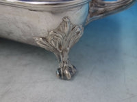 Gadroon English Silverplate Pair of Vegetable Warming Pans Vintage (#6114)