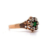 10k Yellow Gold Victorian Mine Cut Diamond Ring (#J5555)