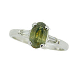 Platinum 1.51 Carat Genuine Natural Alexandrite Ring with GIA Report (#J4592)