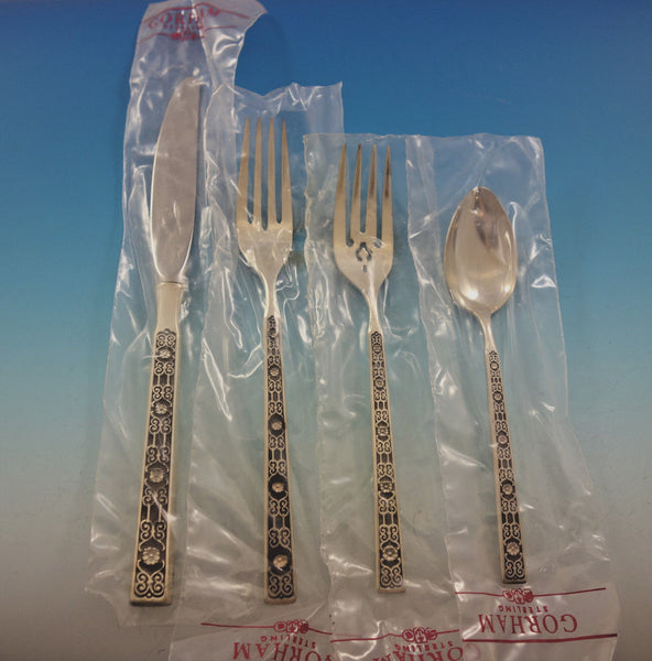 Spanish Tracery by Gorham Sterling Silver Flatware Set Service 34 pieces New