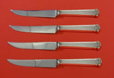 Theseum by International Sterling Silver Steak Knife Set 4pc HHWS Custom 8 1/2"