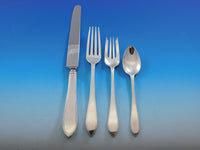 Reeded Edge by Tiffany Sterling Silver Flatware Set for 8 Service 84 pcs Dinner